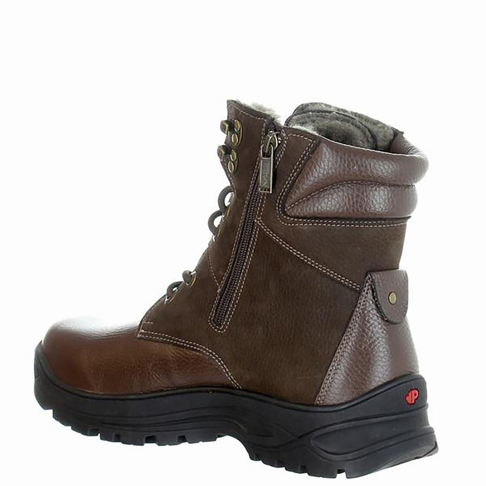 Pajar Alex G Ice Gripper Winterschoenen Heren Donkerbruin | DXK4870MD