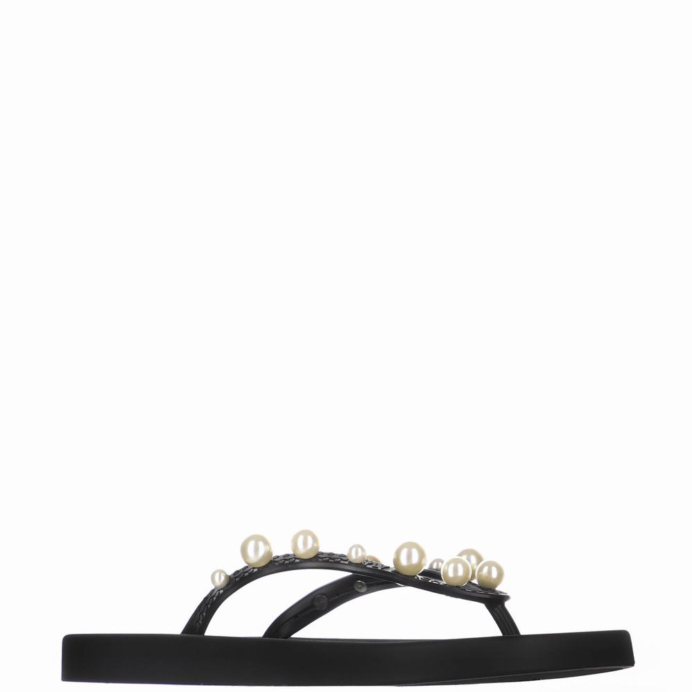 Pajar Aruba Perlas Sandalen Dames Zwart | VSK8438KK