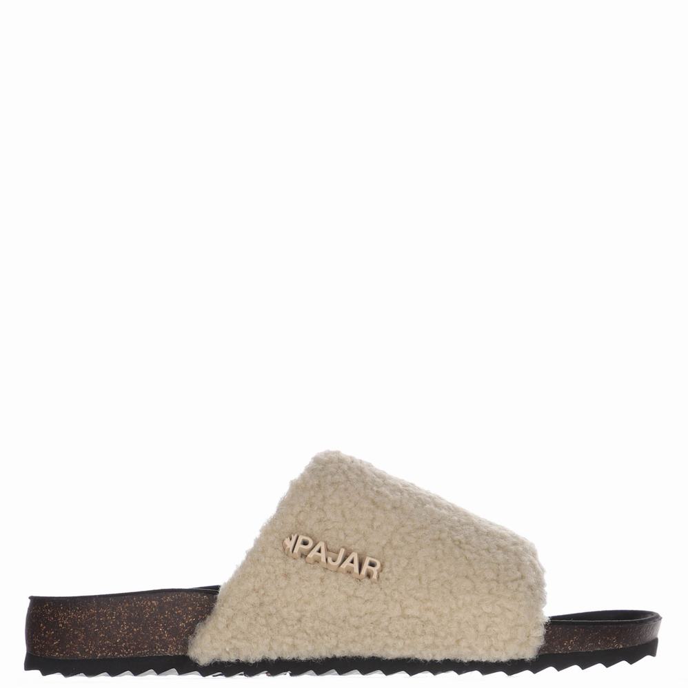 Pajar Beal Slippers Dames Beige | AML386KZ