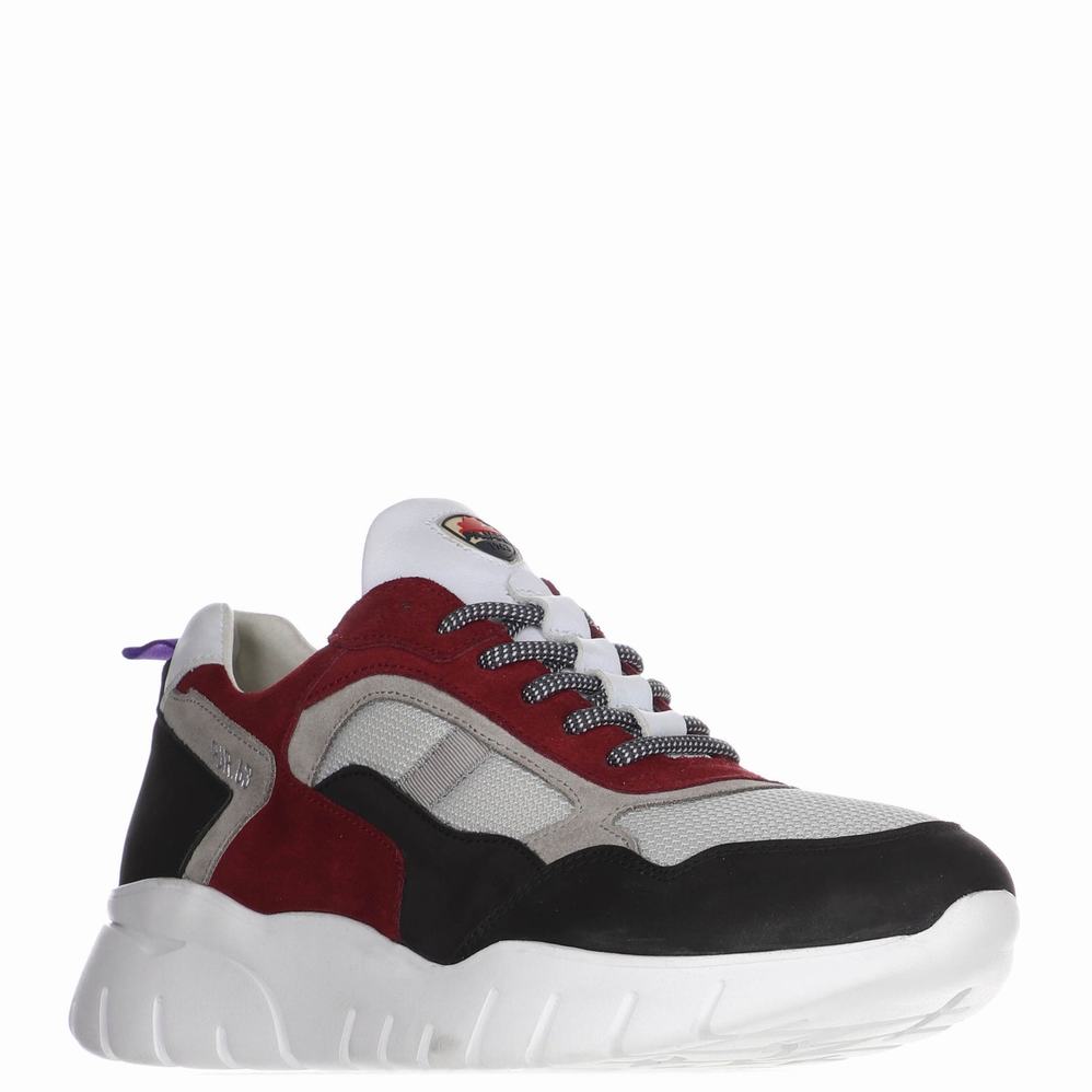 Pajar Cam Sneakers Heren Zwart Bordeaux | YZU5785OK