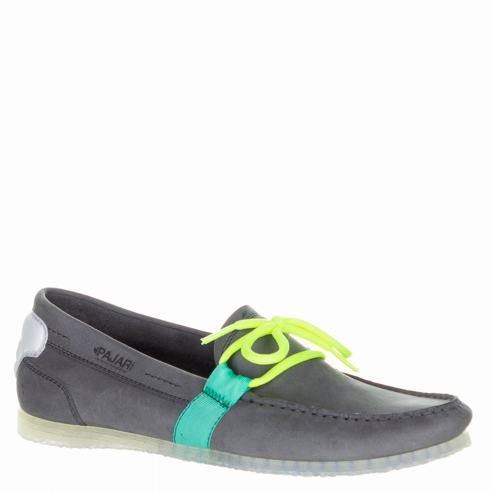 Pajar Carter Sneakers Heren Donkergrijs Turquoise | HTO7256KC