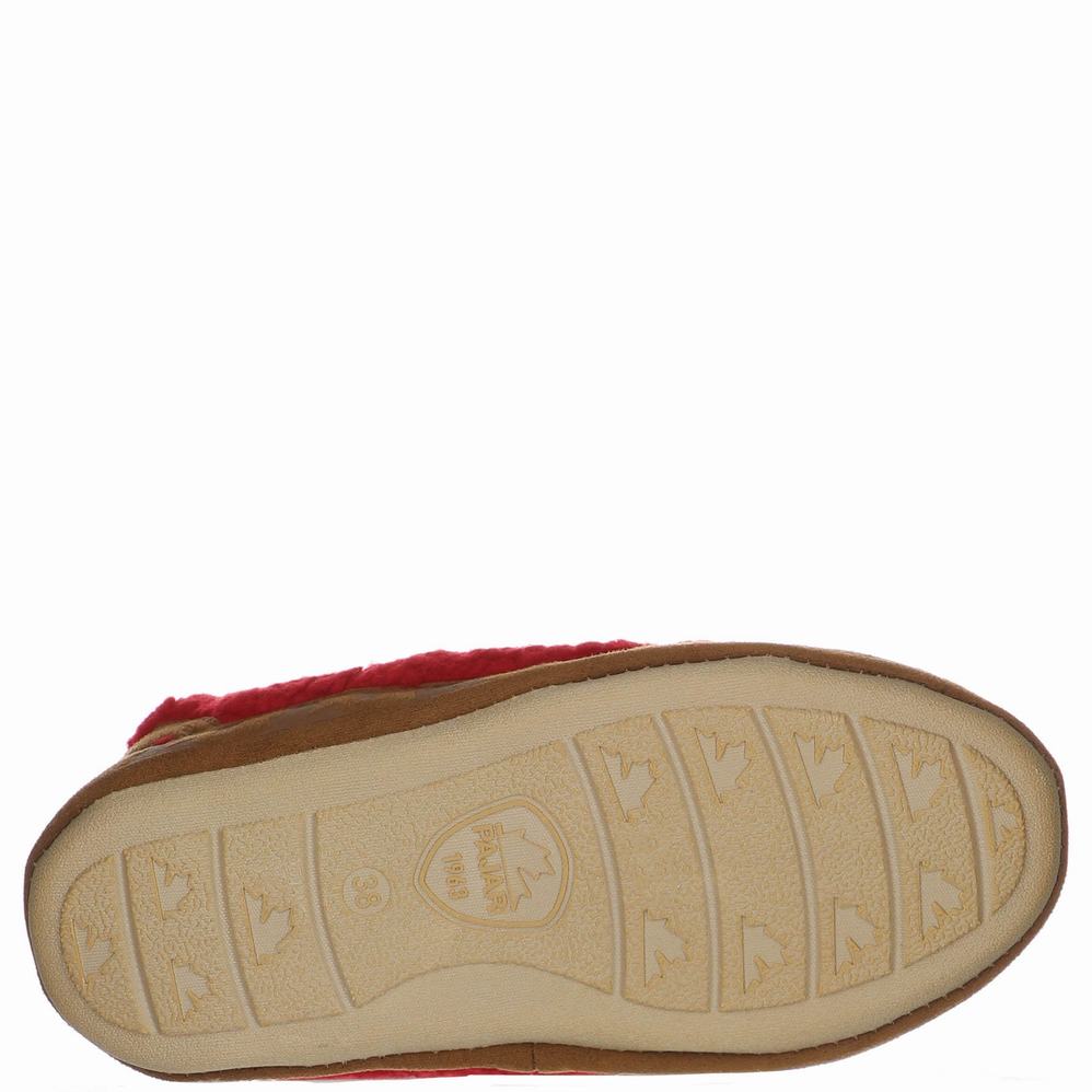 Pajar Cayenne Slippers Dames Rood | TXM5559DT