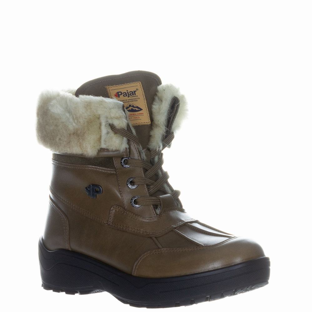 Pajar Christine Ice Gripper Winterschoenen Dames Chocola | LYC9766YR