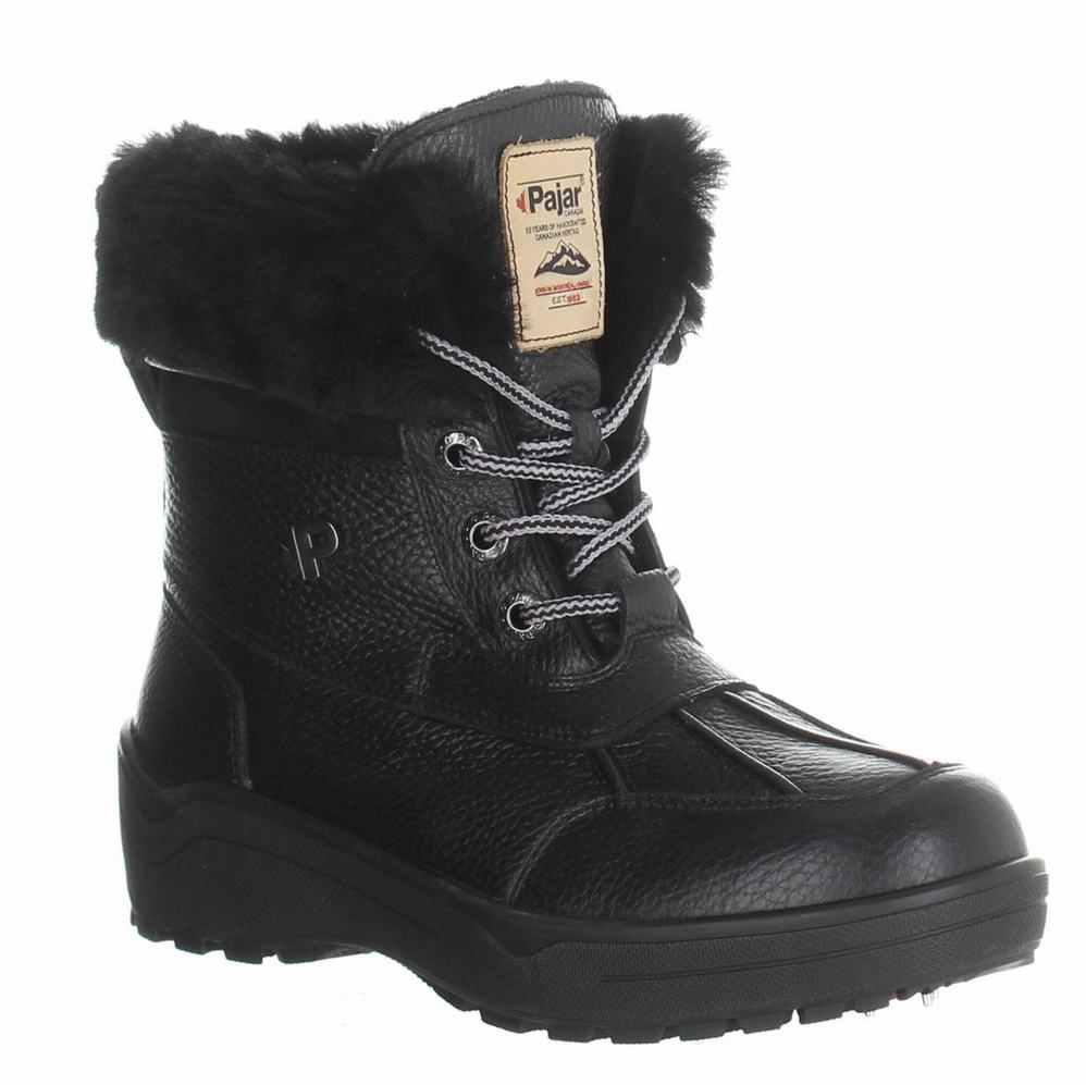 Pajar Christine Ice Gripper Winterschoenen Dames Zwart | TEI5440BU