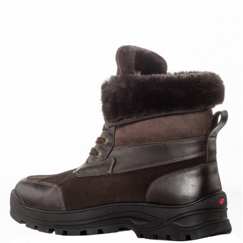 Pajar Clermont G Ice Gripper Winterschoenen Heren Donkerbruin | AAG5858LL