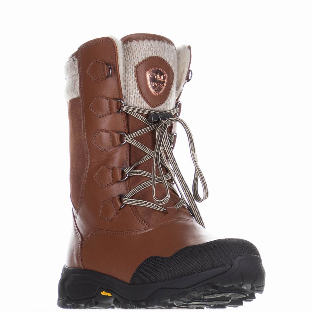 Pajar Marianne Ice Gripper Snowboots Dames Bruin | AGW71UP