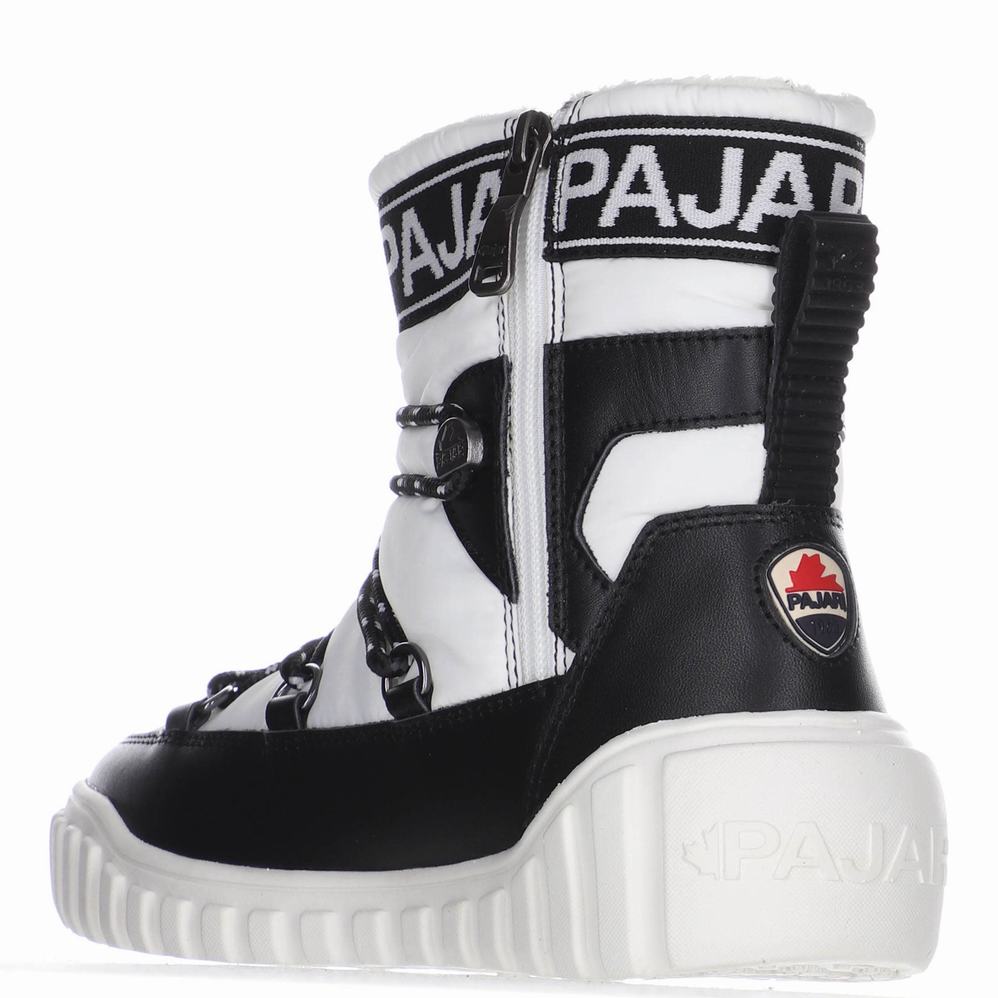 Pajar Mavora 2.0 Ice Gripper Winterschoenen Dames Zwart Wit | MFA8892HN