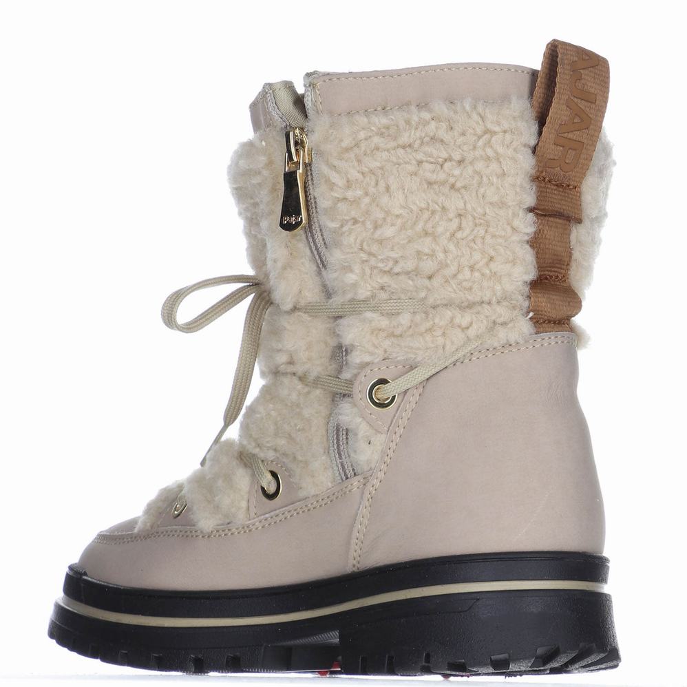 Pajar Maxine Ice Gripper Winterschoenen Dames Beige | GZR5884NS