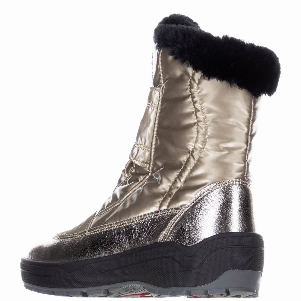 Pajar Moscou 3.0 Ice Gripper Snowboots Dames Goud Beige | ABR1222QN