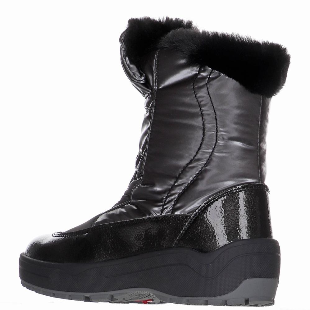 Pajar Moscou 3.0 Ice Gripper Snowboots Dames Donkergrijs | YDJ4269CN