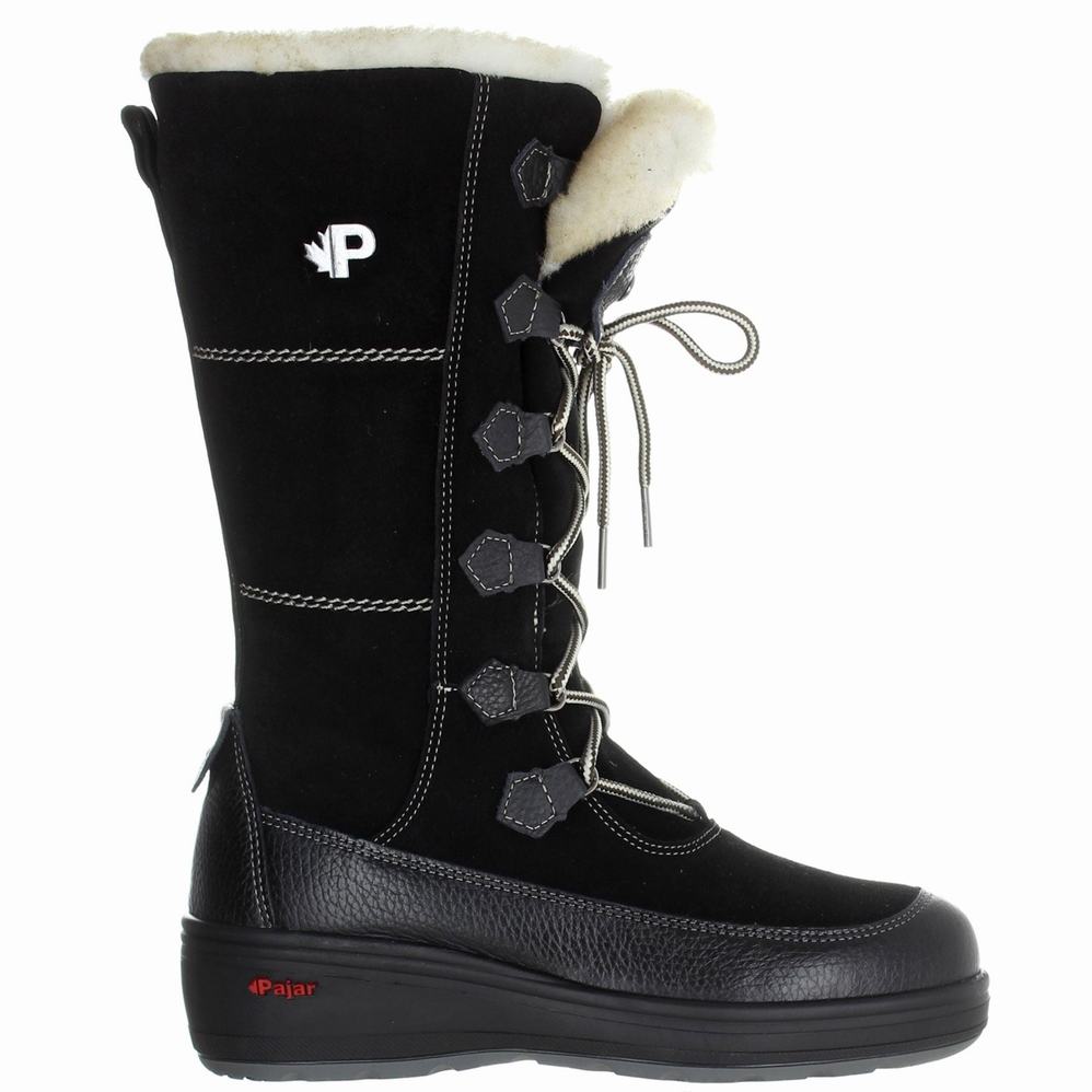 Pajar Nicole Ice Gripper Snowboots Dames Zwart | QZP5780LE