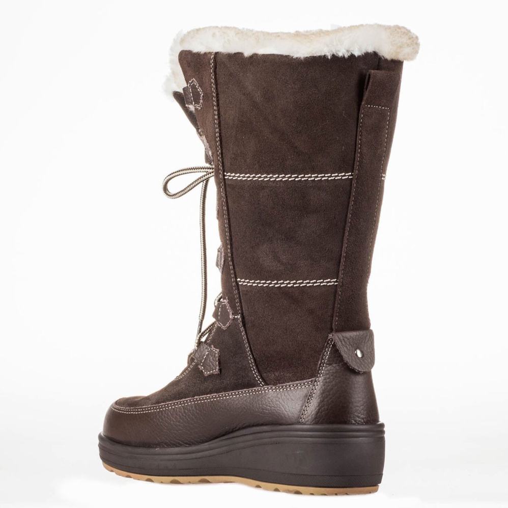 Pajar Nicole Ice Gripper Snowboots Dames Donkerbruin | ZZZ8679KC