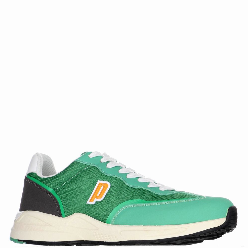 Pajar Retro P Jog Sneakers Heren Groen | FQE9591YE