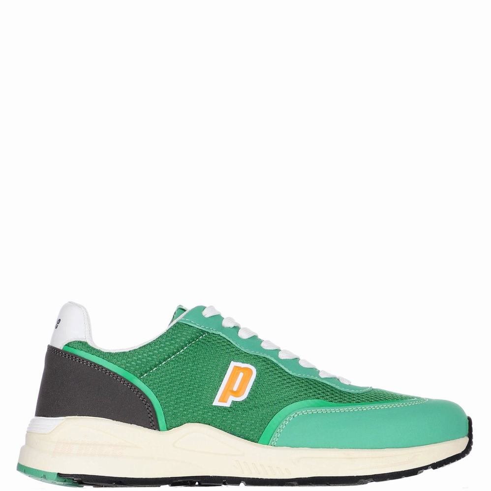 Pajar Retro P Jog Sneakers Heren Groen | FQE9591YE