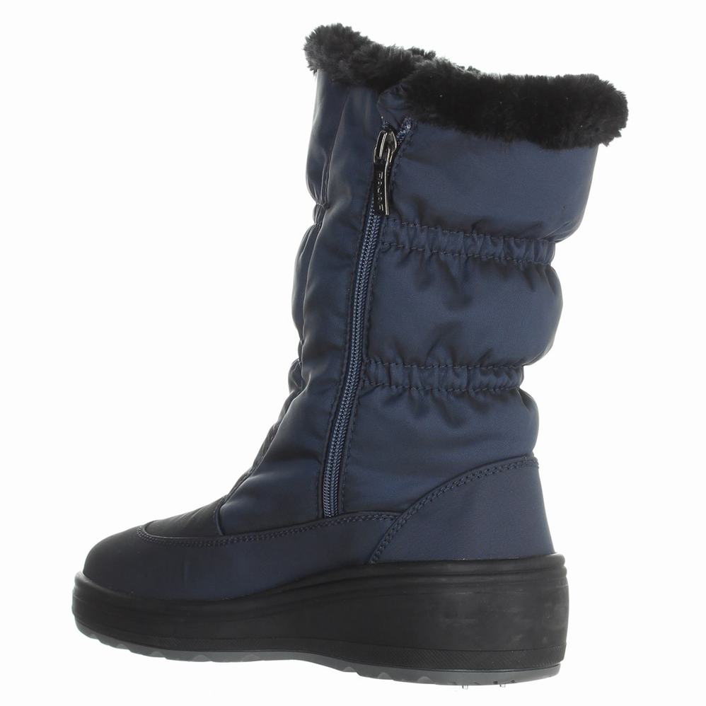 Pajar Snowcap-2 Ice Gripper Snowboots Dames Donkerblauw | XGE534RV