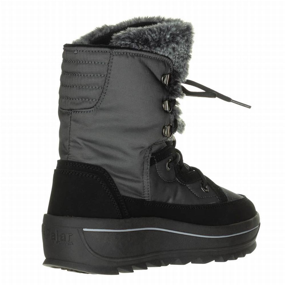 Pajar Tacey Low 2.0 Ice Gripper Snowboots Dames Donkergrijs | BEU764QQ