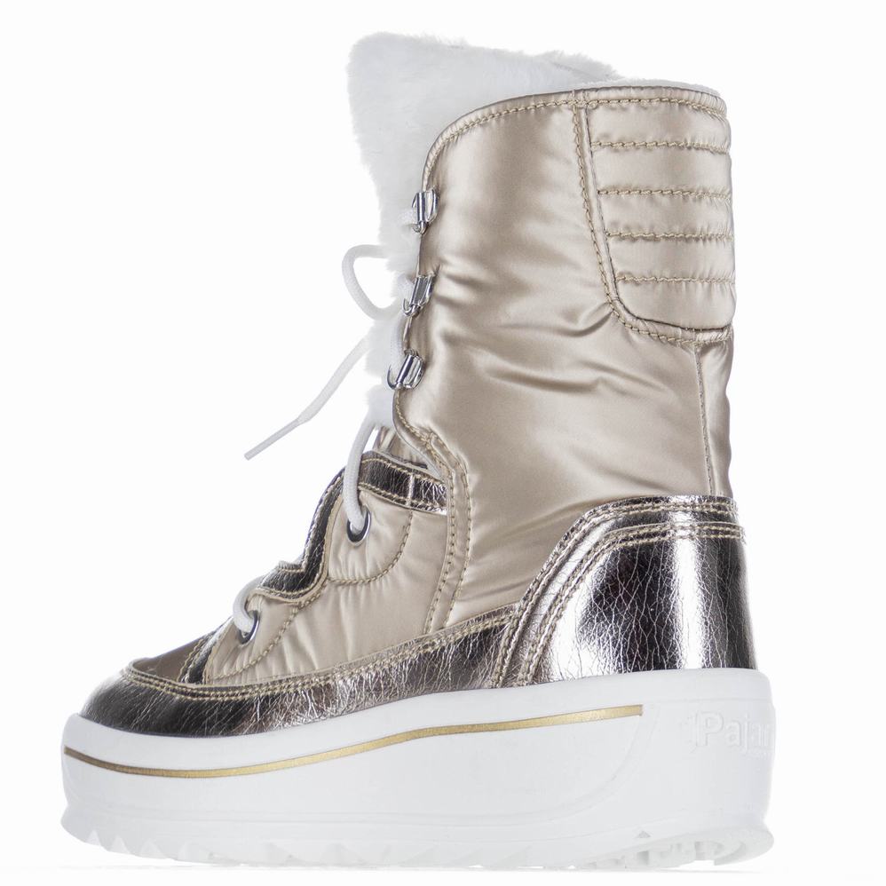 Pajar Tacey Low 2.0 Ice Gripper Snowboots Dames Goud | WFX6556YK