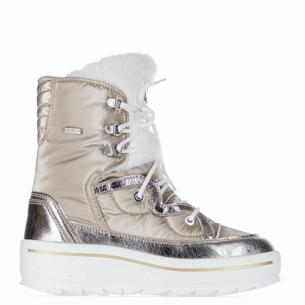 Pajar Tacey Low 2.0 Ice Gripper Snowboots Dames Goud | WFX6556YK