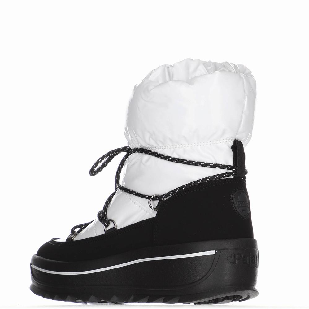 Pajar Taya Nylon Ice Gripper Snowboots Dames Wit | TTT31BM