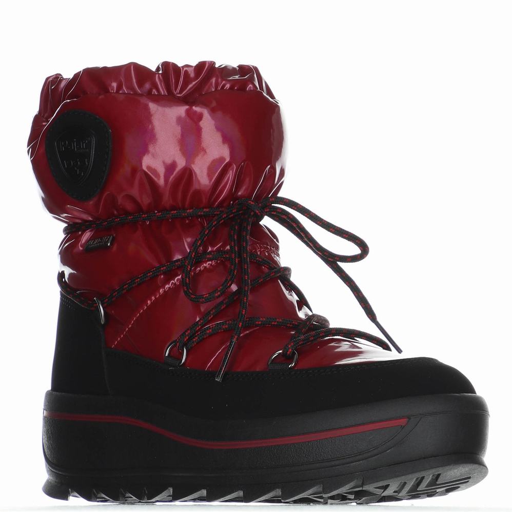 Pajar Taya Nylon Ice Gripper Snowboots Dames Rood | UUQ3547KO