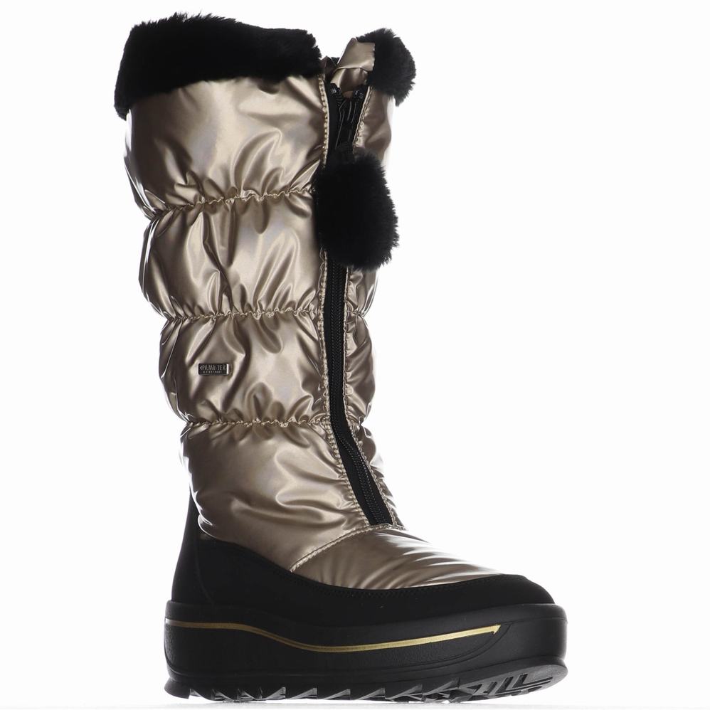 Pajar Toboggan 2.0/Hologram Ice Gripper Snowboots Dames Goud | NBM3718OV