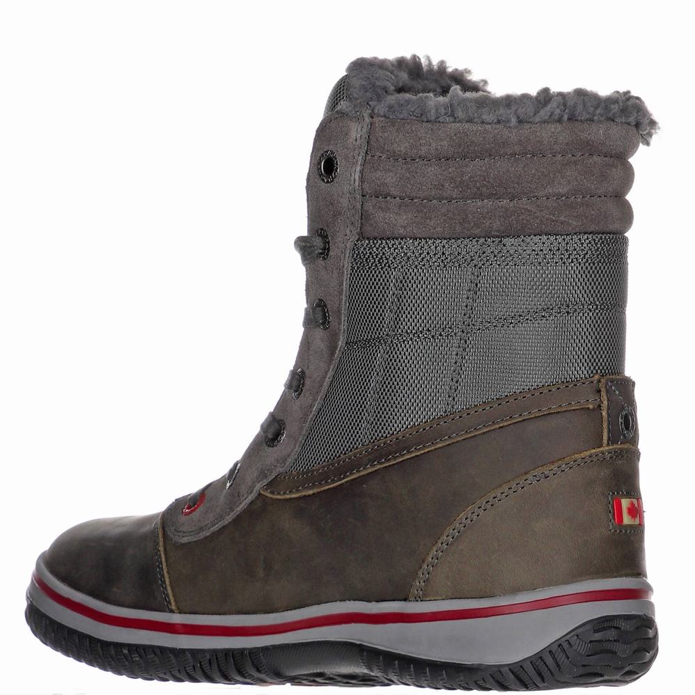 Pajar Trooper 2.0 Ice Gripper Winterschoenen Heren Grijs | JSJ8916GE