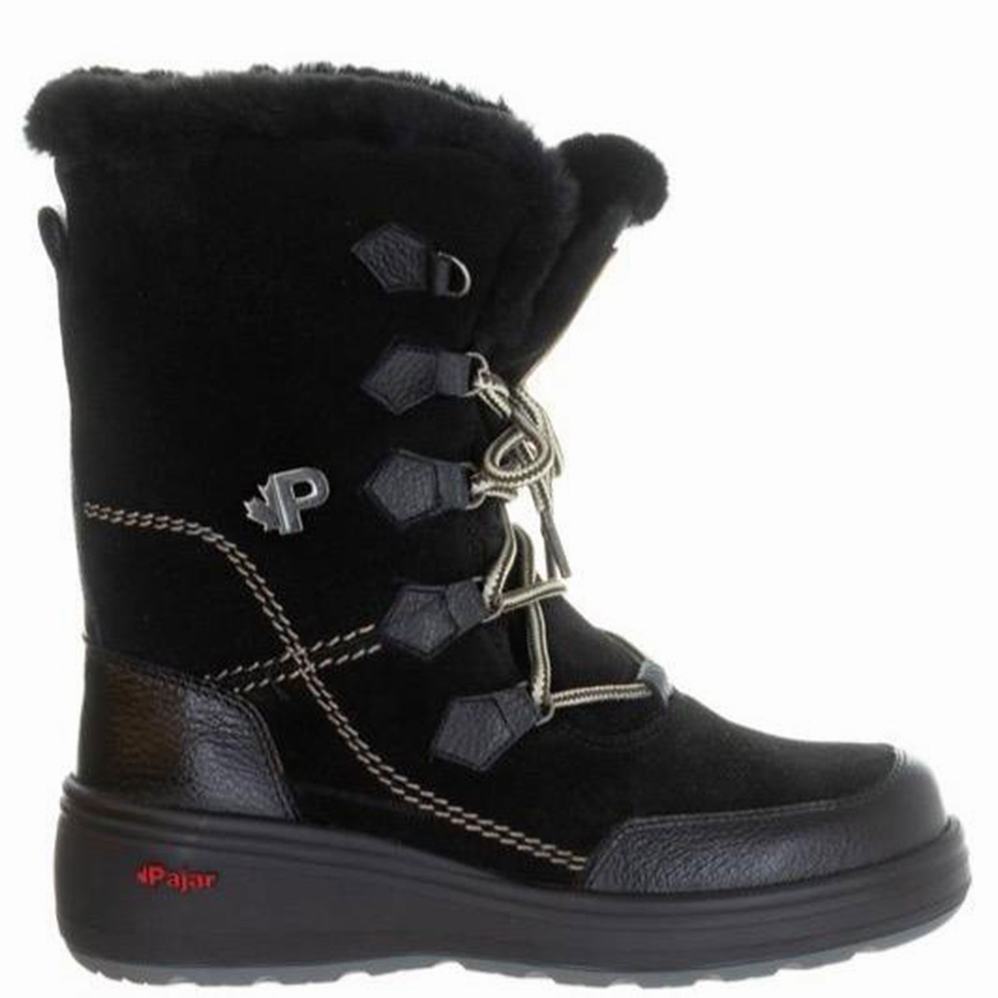 Pajar Valerie Ice Gripper Snowboots Dames Zwart | CUD2899UM