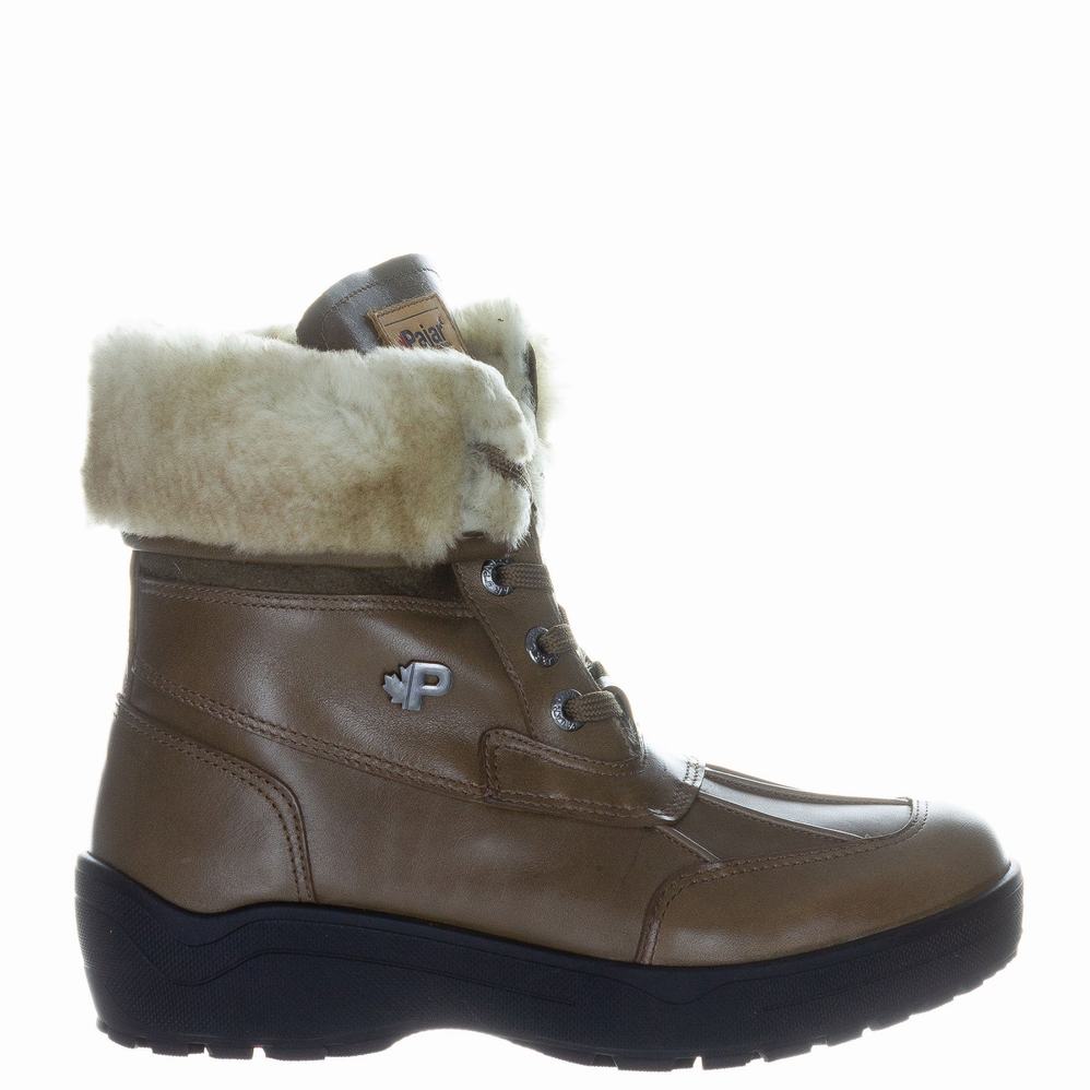 Pajar Christine Ice Gripper Winterschoenen Dames Chocola | LYC9766YR