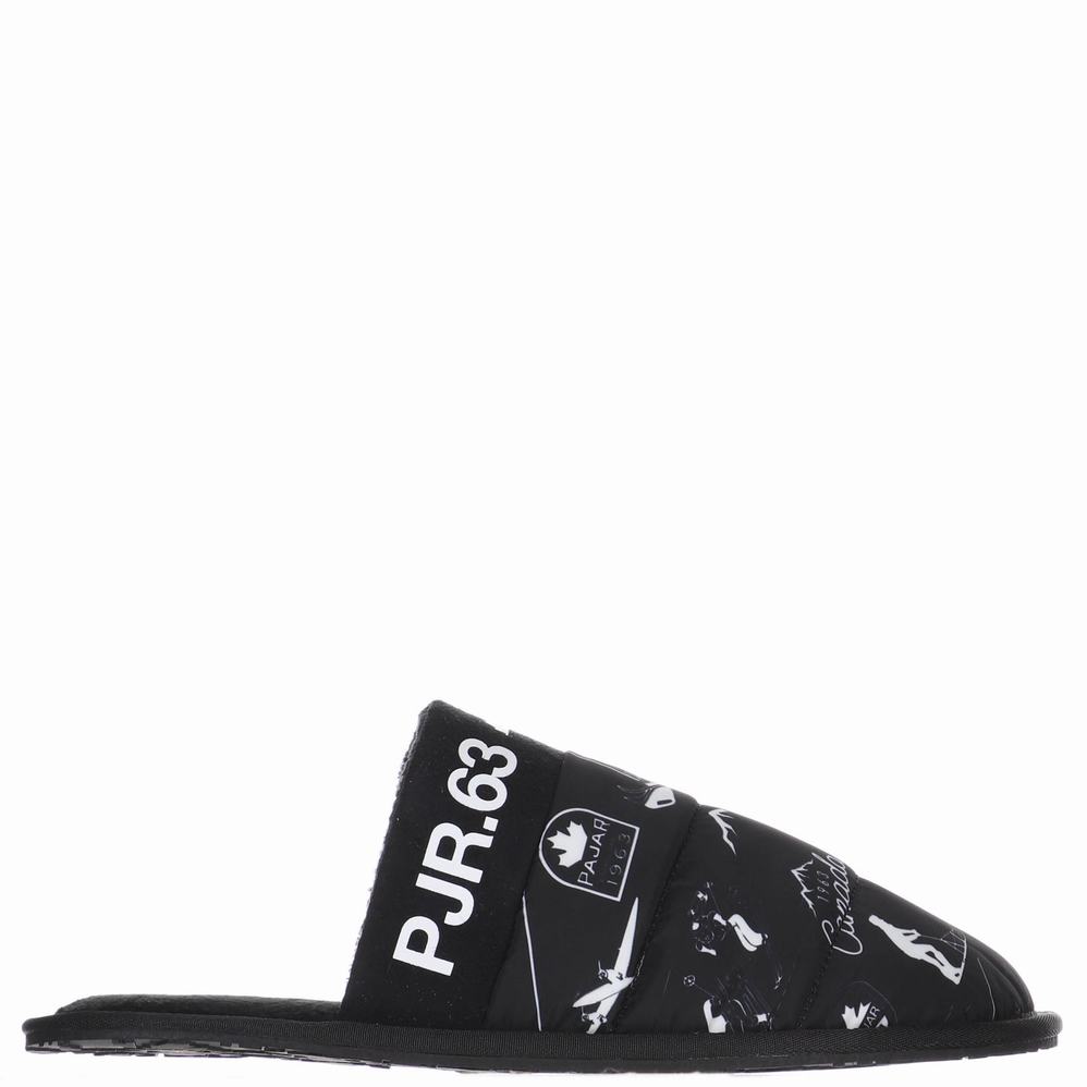 Pajar Stevie Slippers Dames Zwart | GGO637DE