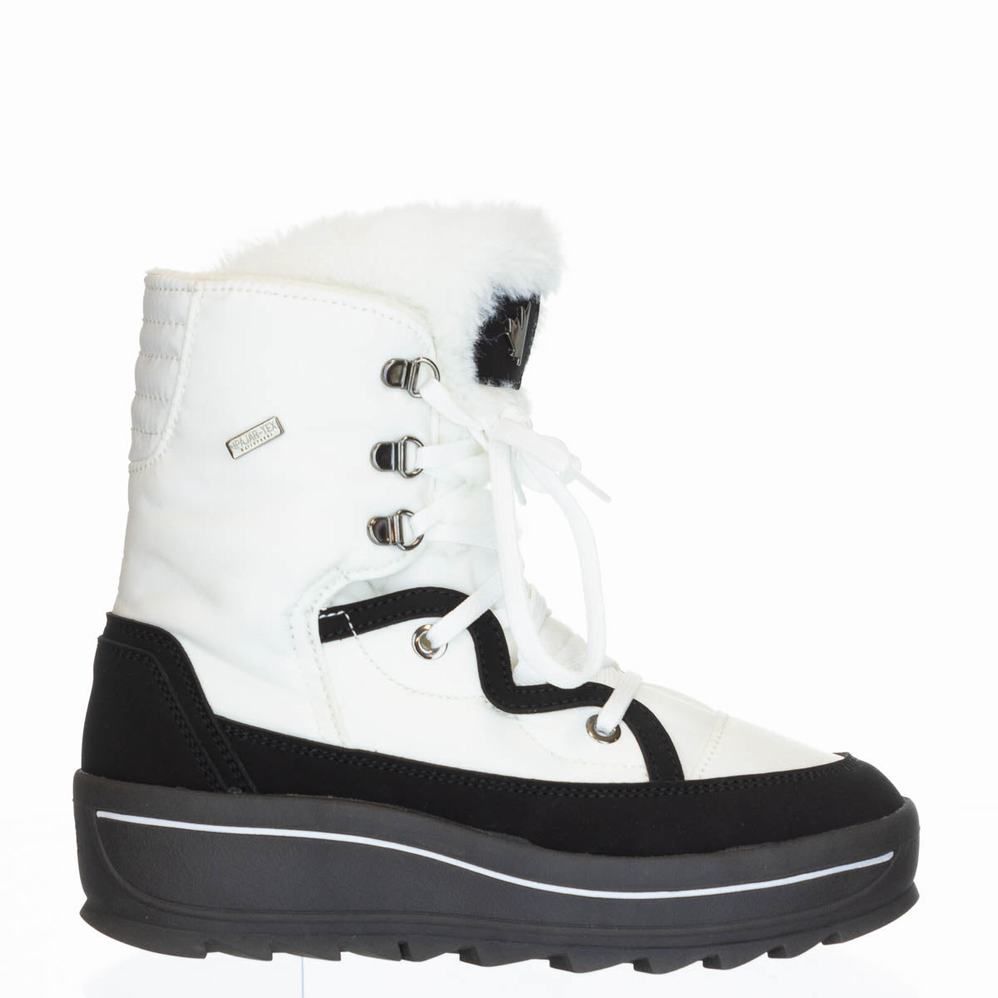 Pajar Tacey Low 2.0 Ice Gripper Snowboots Dames Wit | RNE913DM