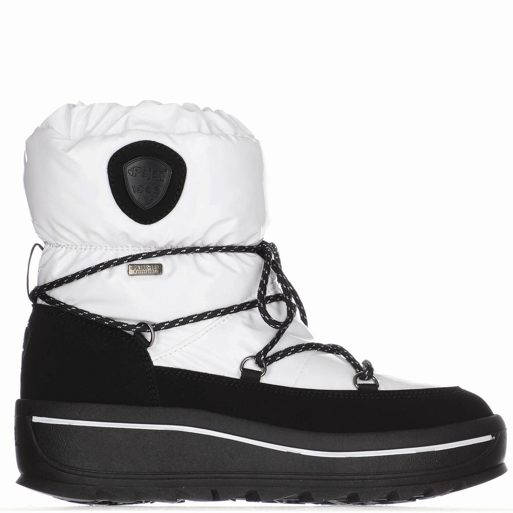 Pajar Taya Nylon Ice Gripper Snowboots Dames Wit | TTT31BM