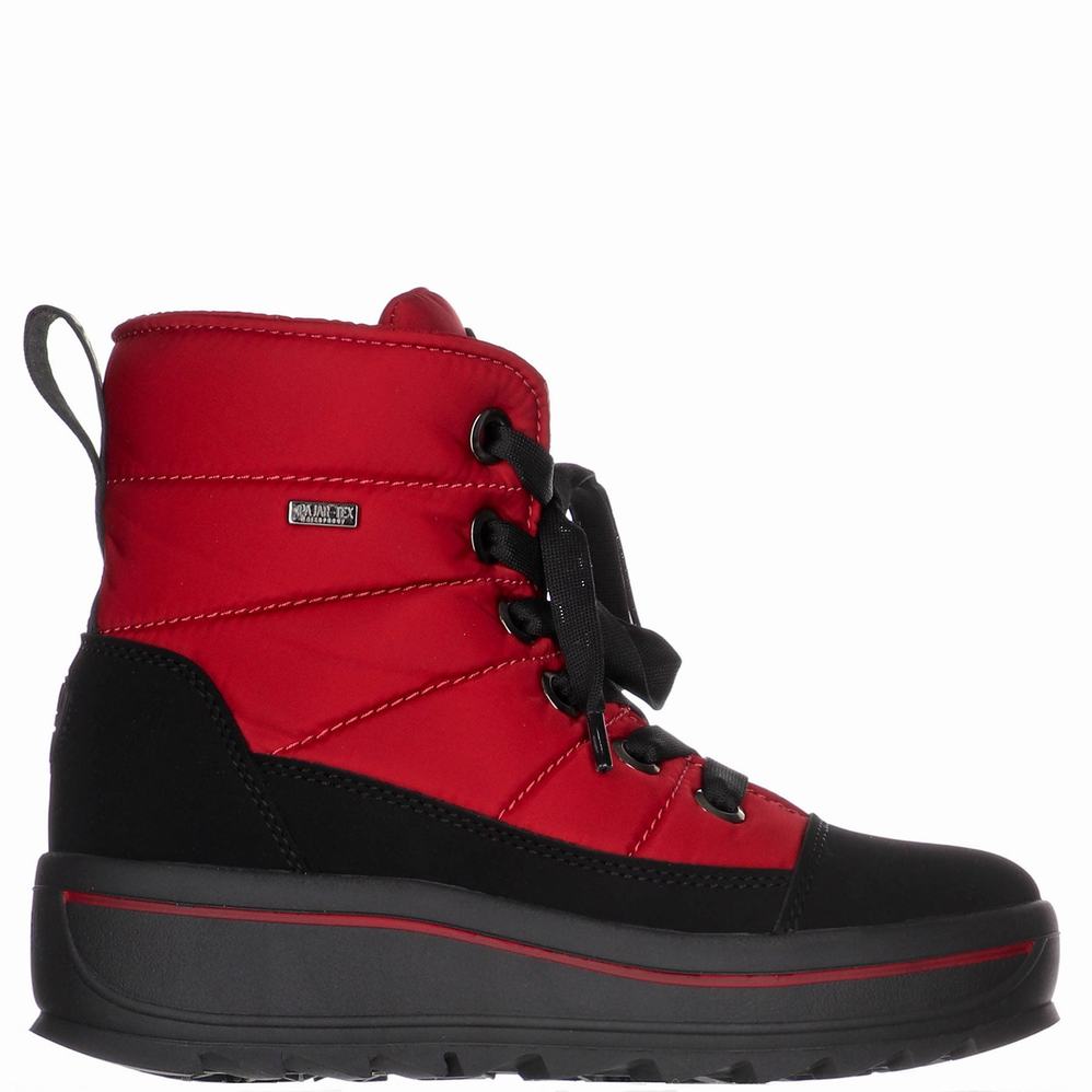 Pajar Tyra Ice Gripper Snowboots Dames Rood Zwart | HRR3248YV